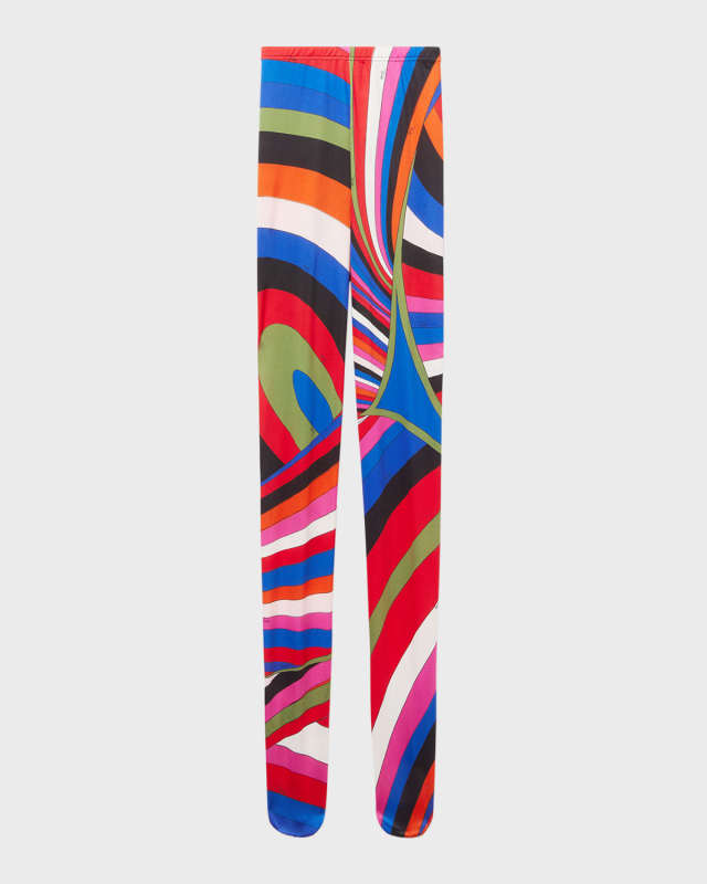 Geometric High-Waisted Tights